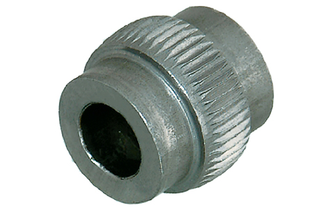 Pièce douille moletée pour l'industrie